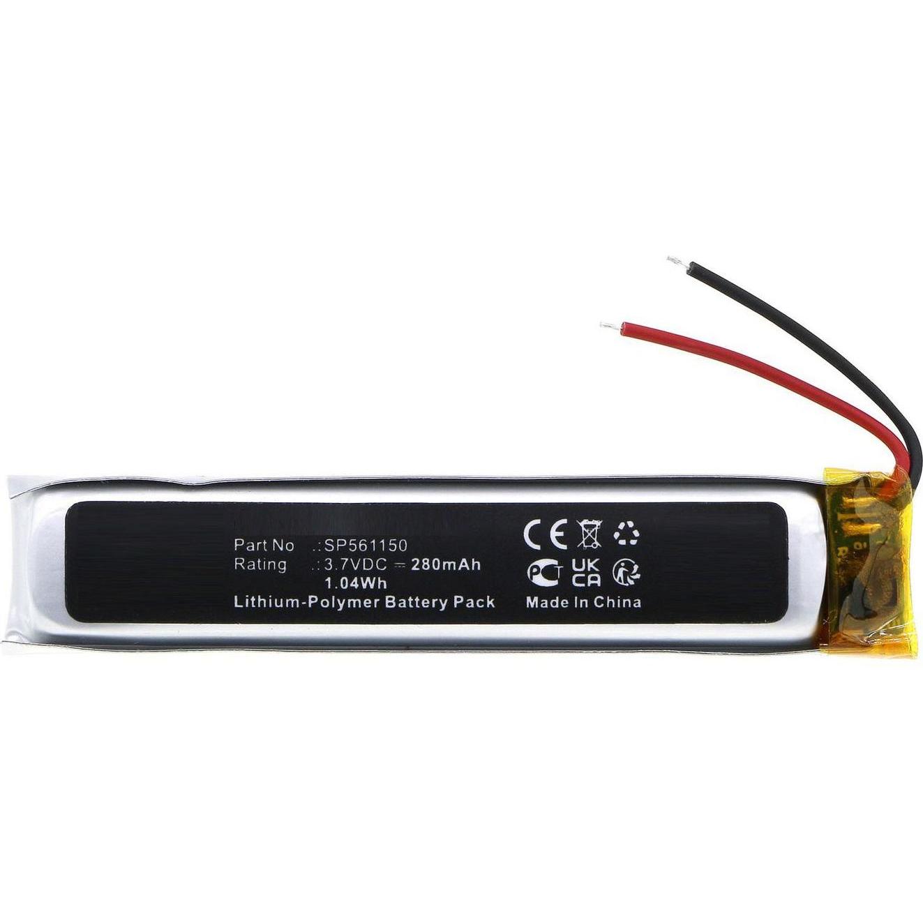 CoreParts Battery for Sony Speaker (280 mAh), Notebook Akku