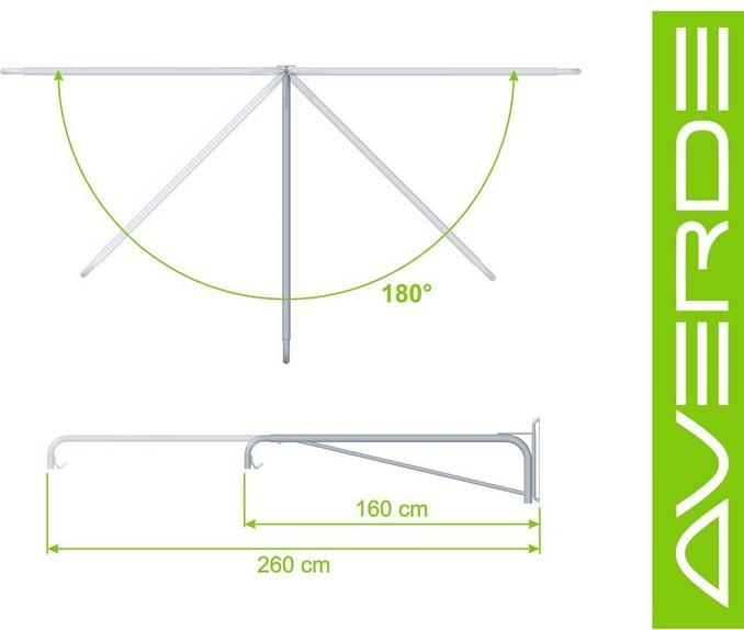 Actual product image Averde Pferdedusche Komplettset mit Schwenkarm, Abspritzbrause und Zubehör