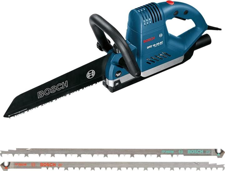 Produktbild Bosch Professional Elektrofuchsschwanz GFZ 16-35 AC, 2x Sägebl. f. Porenbet., 2x f. Holz + Kunstst.