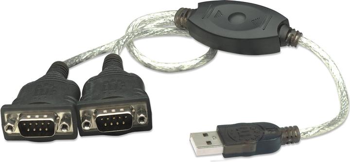 Immagine prodotto Manhattan Doppio cavo RS232 a USB, 2x ST-USB (0.45 m)