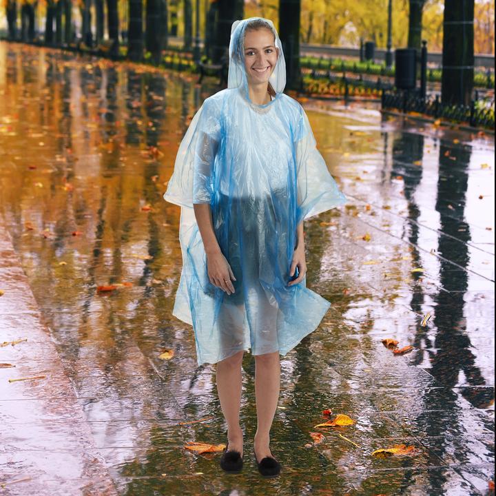 Actual product image Relaxdays Rain Poncho Set of 10 (One size)
