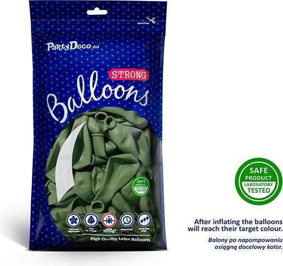 Produktbild Partydeco Ballons Vert Romarin Pastel 30cm (50pcs) (50x)