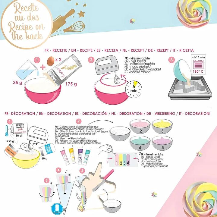 Produktbild ScrapCooking XXL Set DIY Einhorn