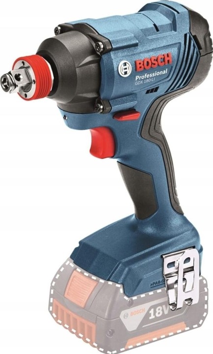 Actual product image Bosch Professional GDX 180-LI (Rechargeable battery operated)