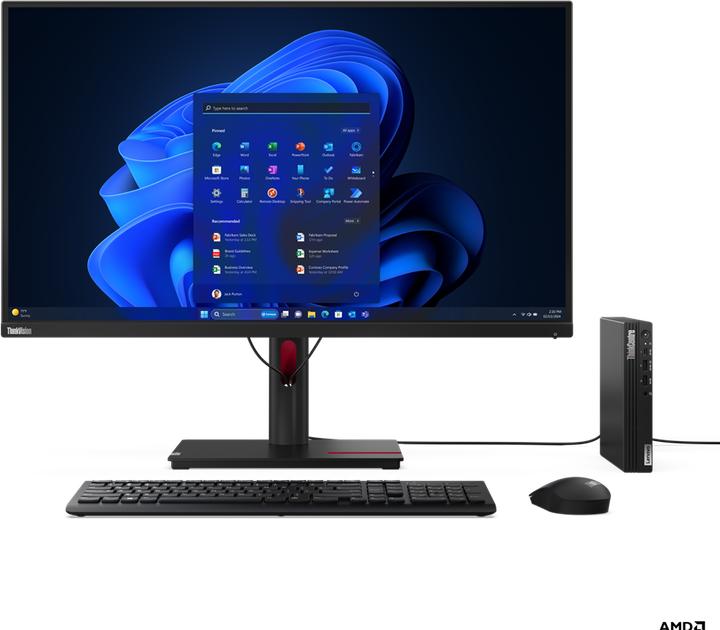 Produktbild Lenovo ThinkCentre M75q Gen 5 (AMD Ryzen 5 8500GE, 16 GB, 512 GB, Radeon 740M)