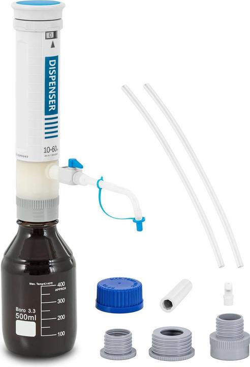 Produktbild Steinberg Flaschenaufsatzdispenser Labor Flaschenspender 10 - 60 x 1 ml Skala