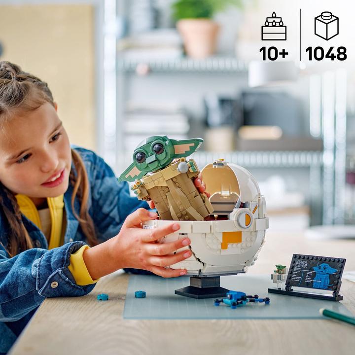 Produktbild LEGO Grogu in seiner Repulsorwiege (75403, LEGO Star Wars)