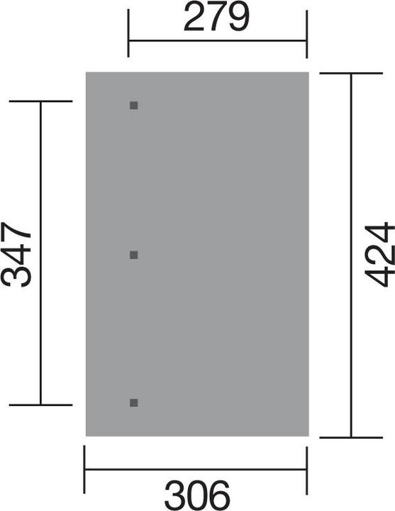Actual product image Weka Holzbau Terrace roof 671 Gr.3