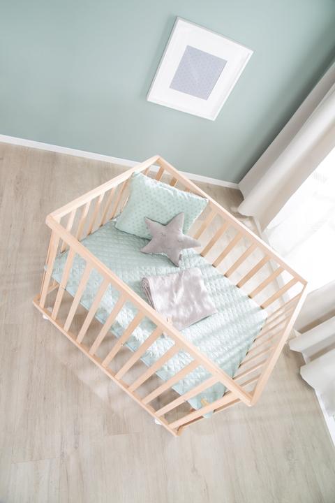 Actual product image Roba Playpen 100x75 Style Frosty green (73 cm, 98.50 cm)