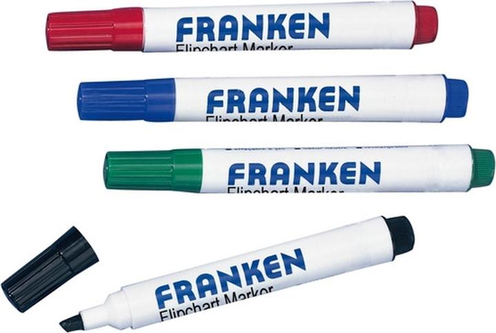 Produktbild Franken Flipchart Marker (Mehrfarbig, 6 mm, 4 x)