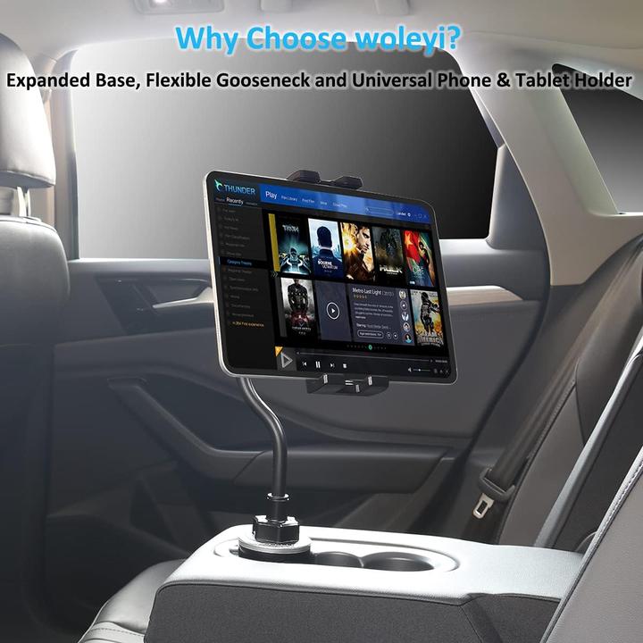 Produktbild Woleyi Tablethalter für Auto & Laufband