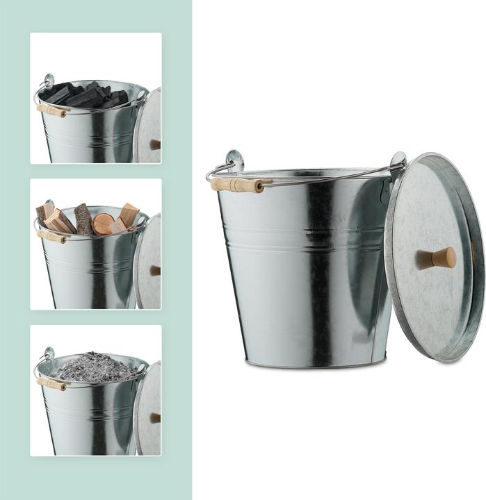 Actual product image Relaxdays Ash bucket
