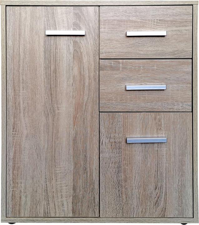 Produktbild HTI-Living Kommode mit 2 Schubladen Nina Sonoma (60 x 30 x 70 cm)
