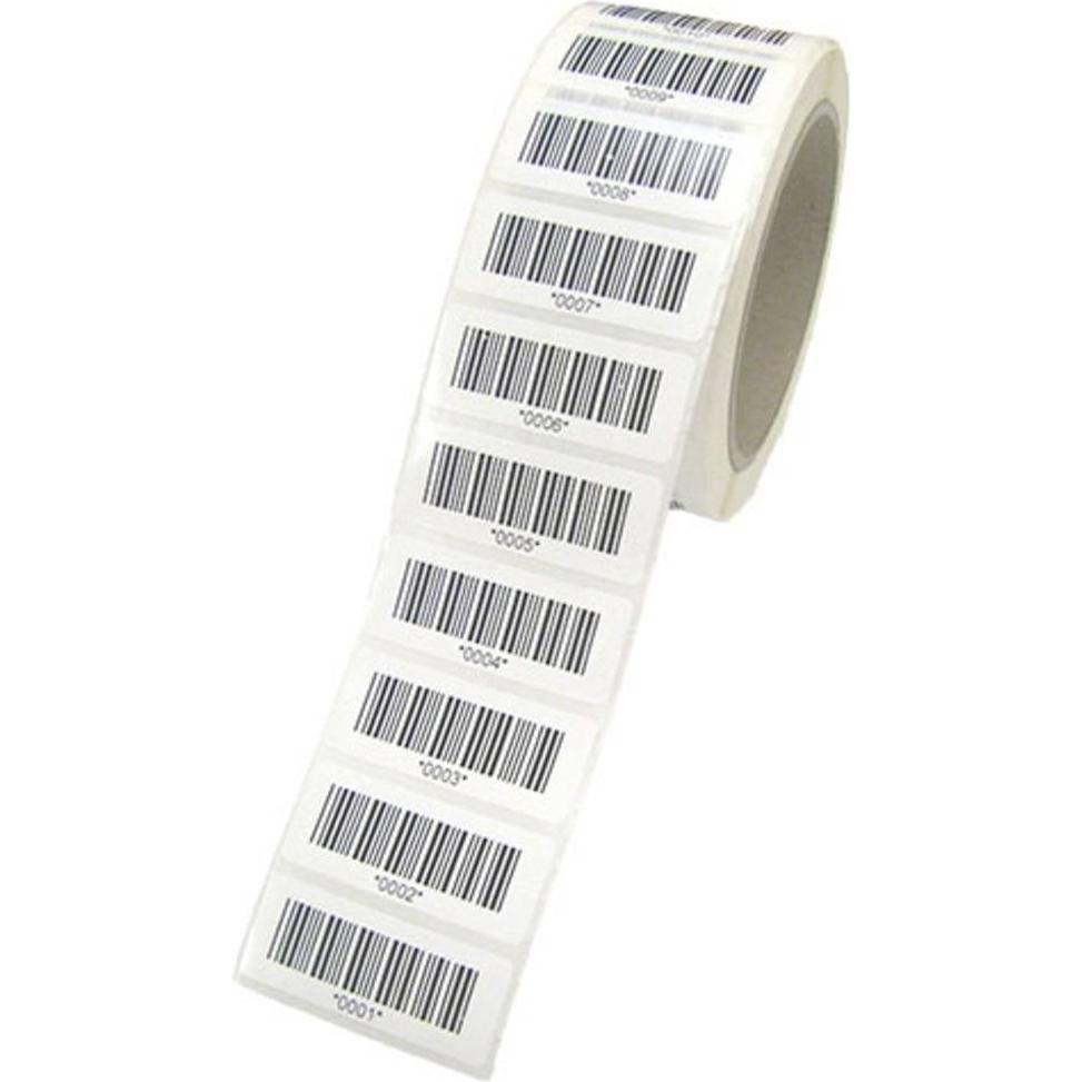 HT Instruments Barcodeetiketten lfd. Nr. 5001 6000 Barcode Etiketten 1000 Stück auf Rolle von bis 1 St., Messtechnik