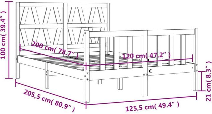 Produktbild VidaXL Cale (120 x 200 cm)