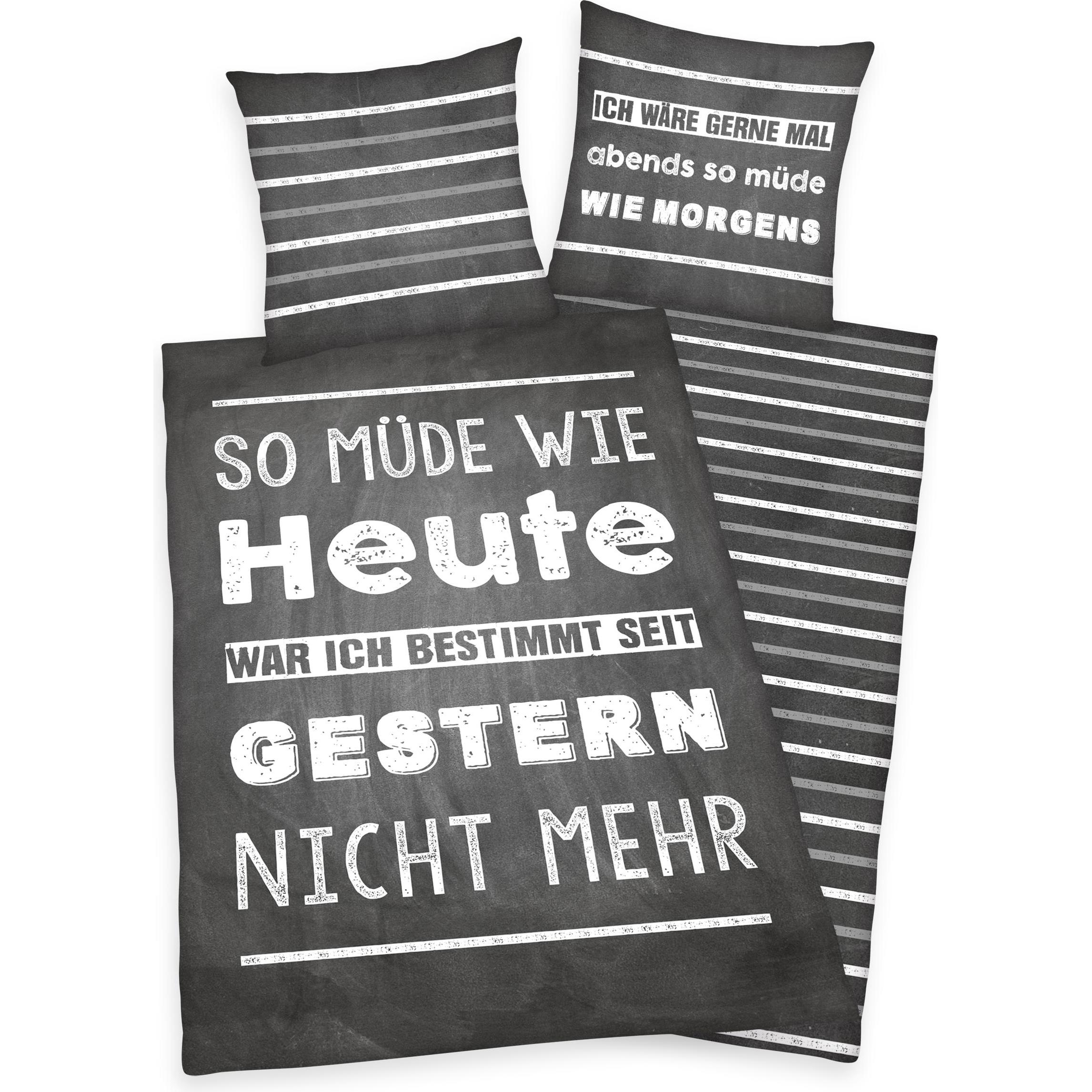 Herding, Kinderbettwäsche, Sprüche Bettwäsche