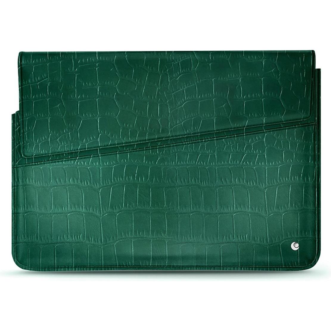Noreve Lederhülle, Notebooktasche, Grün