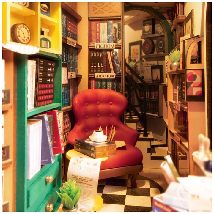 Image du produit Robotime Kit de maquette 'Bookstore