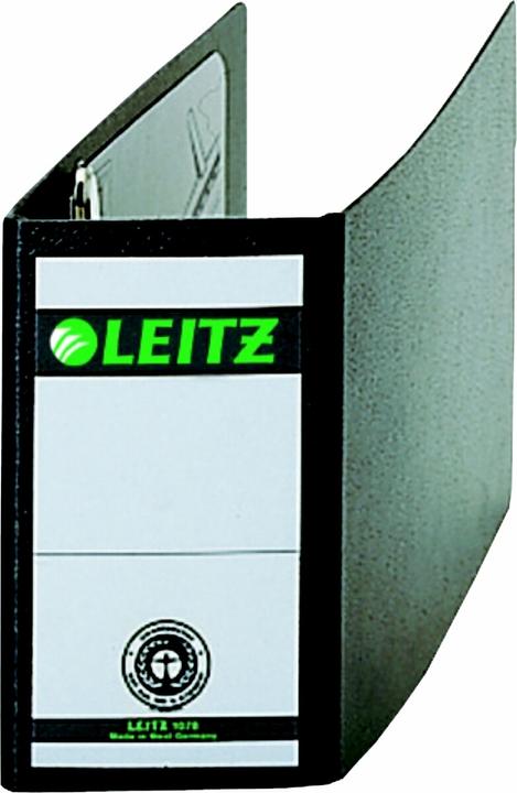Immagine prodotto Leitz Cartella in cartoncino rigido, 180 gradi, DIN A6 orizzontale, 75 mm, nero Copertina in cartoncino (A6, 80 mm, 1 Pezzo/i)