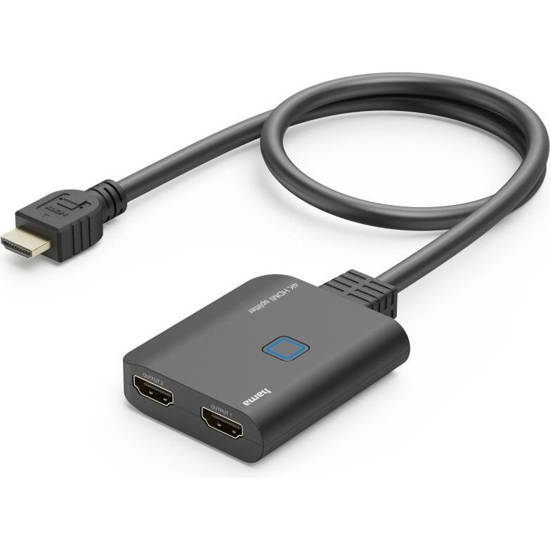 Hama 4K-HDMI™-Splitter, 1 In 2 Out, Switch Box
