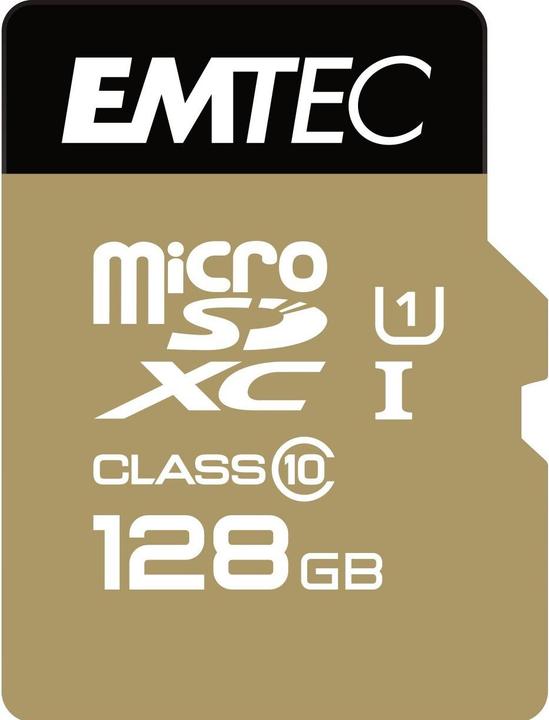 Emtec Gold+ (128 GB, microSD, U1, UHS-I)