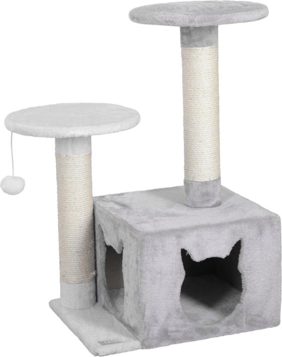 Kerbl Scratching post (80 cm, White and grey)