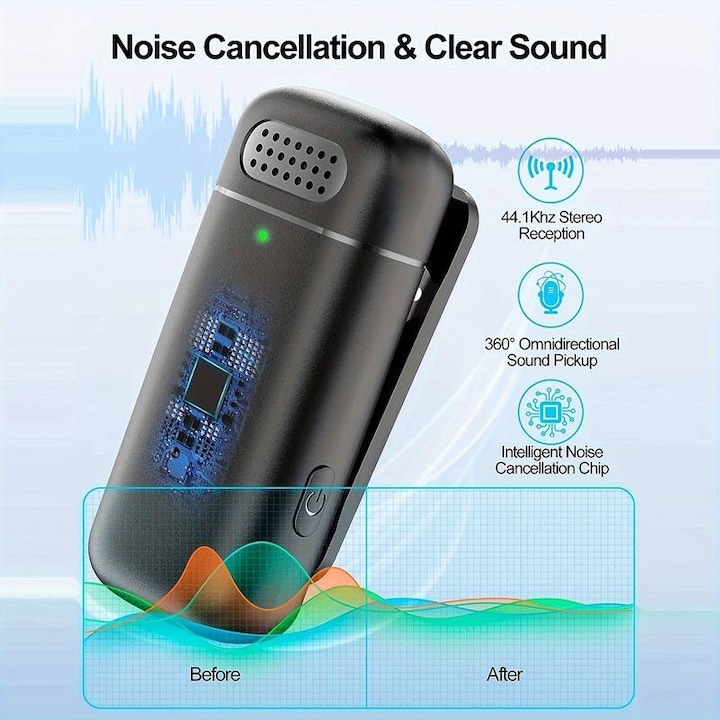 Produktbild PhoneLook Set aus 2 Lavalier-Krawattenmikrofonen