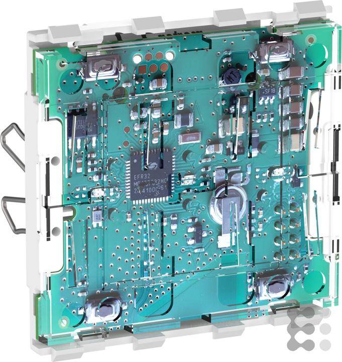Merten Connected MEG5126-0300 Push-button module, 2-gang System M