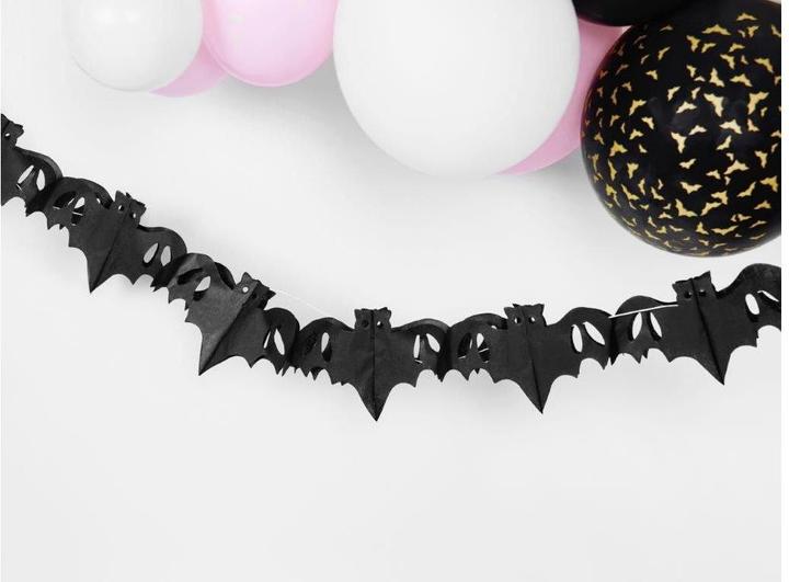 Immagine prodotto Partydeco Ghirlanda Bat 4 m, Nero (1 Pezzo/i)