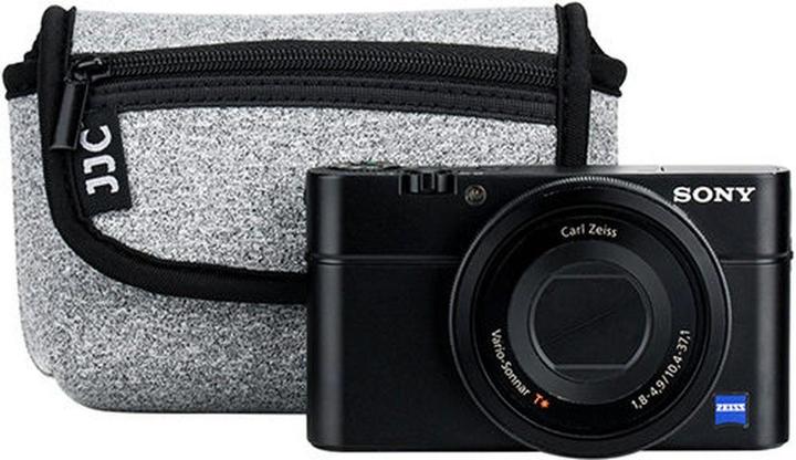 Immagine prodotto JJC OC R1BG Custodia per fotocamera compatta in neoprene (Borsa a tracolla per fotocamera)
