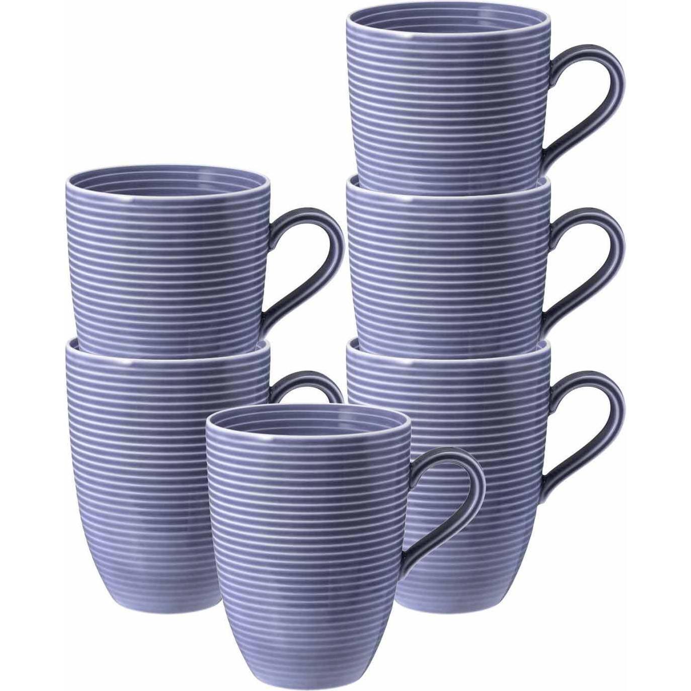 Seltmann, Tasse, Beat Color Glaze Kaffeebecher (350 ml, 6 x)