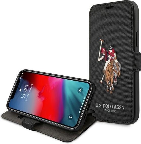 Actual product image U.S. Polo US Polo USFLBKP12LPUGFLBK iPhone 12 Pro Max 6.7 inches black (Apple iPhone 12 Pro Max)