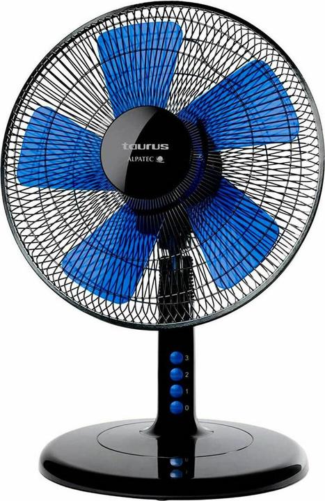 Taurus Tischventilator Boreal 12 Elegance Schwarz/Blau 45 W (53 dB)
