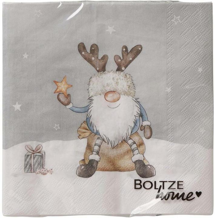 Boltze Home Boltze Servietten Devin 20 Stück, 16.5 x 16.5 cm (20 x, 16.5 x 16.5 cm)