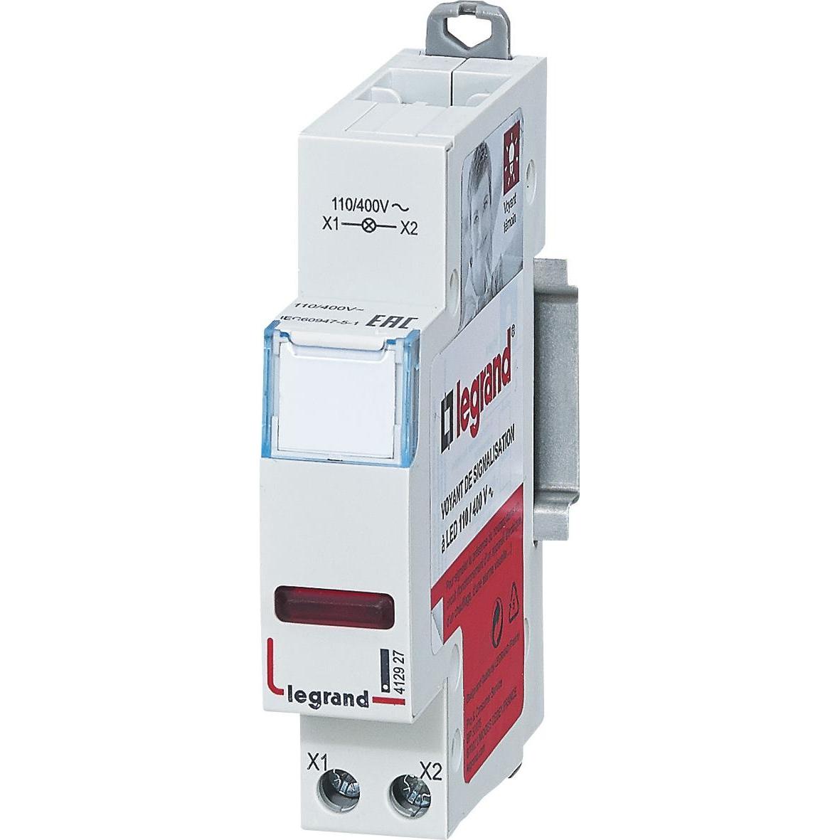 Legrand Meldeleuchten CX3, Taster + Schalter, Rot