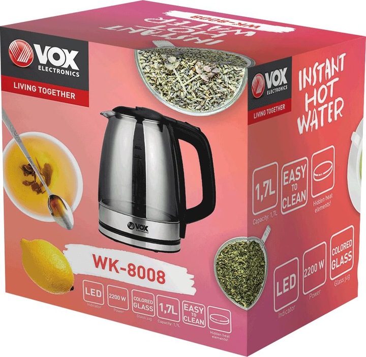 Image du produit Vox Chauffe-eau WK-8008 (1.70 l)