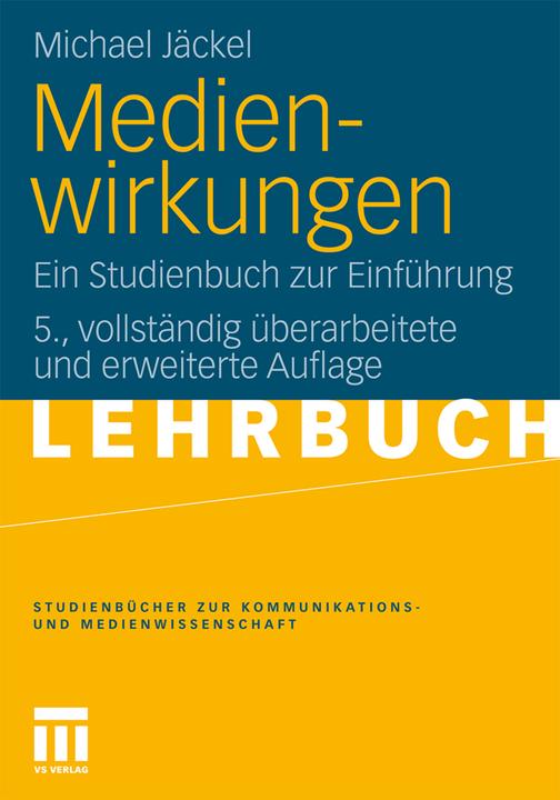 Produktbild Medienwirkungen (Deutsch, Michael Jäckel, 2011)