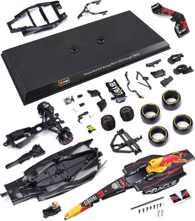 Produktbild Bburago Red Bull F1 RB19 1/24 Kit Pérez 2024