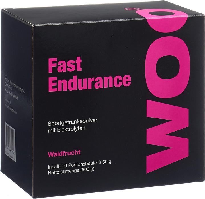 Produktbild Woo Fast Endurance Waldfrucht (Waldfrucht, 10 Stk., 730 g)