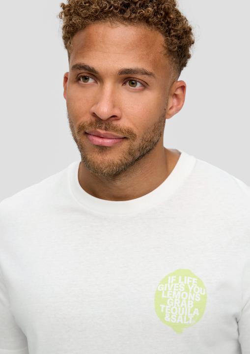 Produktbild S.Oliver T-Shirt Baumwollshirt mit Frontprint (XXL)