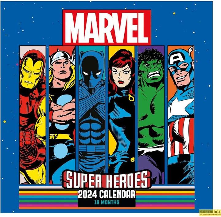 Pyramid Marvel Kalender 2024 Super Heroes (30 x 30 cm)