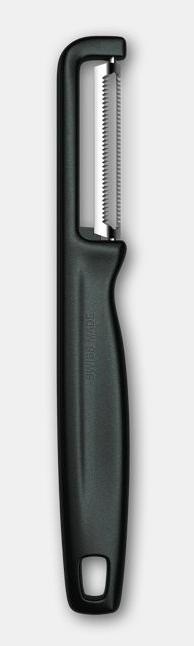 Productafbeelding Victorinox Iota dunschiller, gekarteld, dubbelkantig, zwart