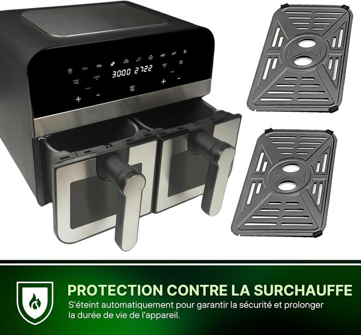 Image du produit Comfy Nest Friteuse à air double avec fenêtres