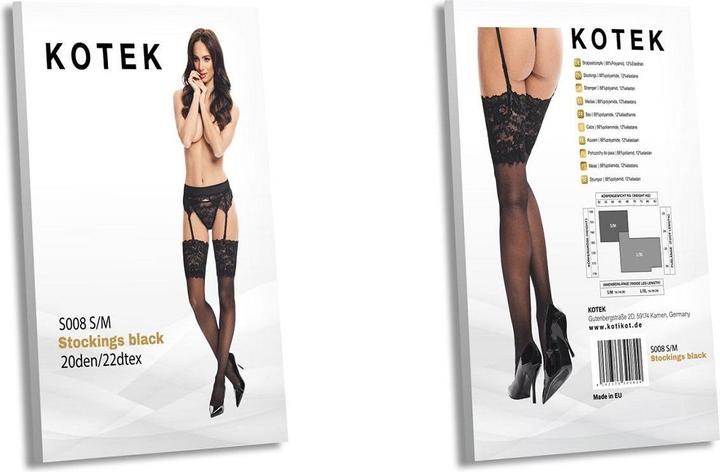 Produktbild Kotek S008 stockings 20den (XL)
