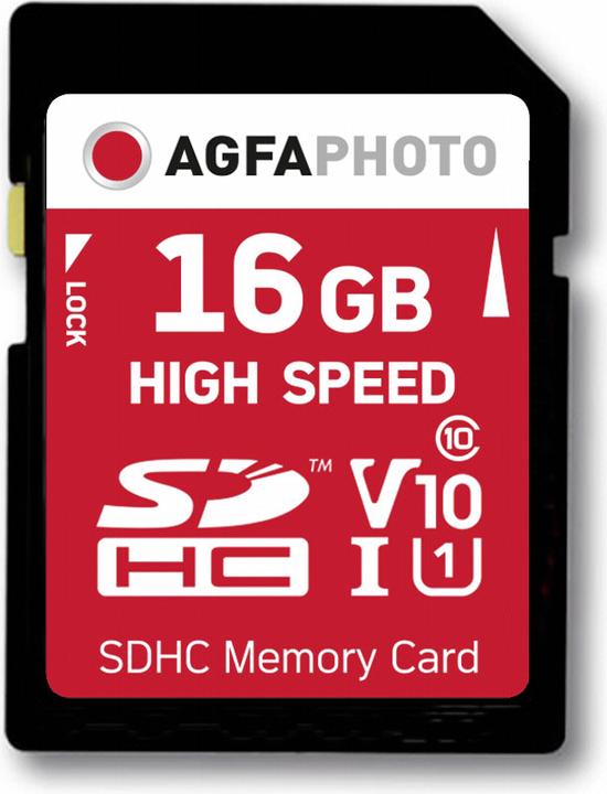 Produktbild AGFAPHOTO High Speed (16 GB, SDHC, U1, UHS-I)