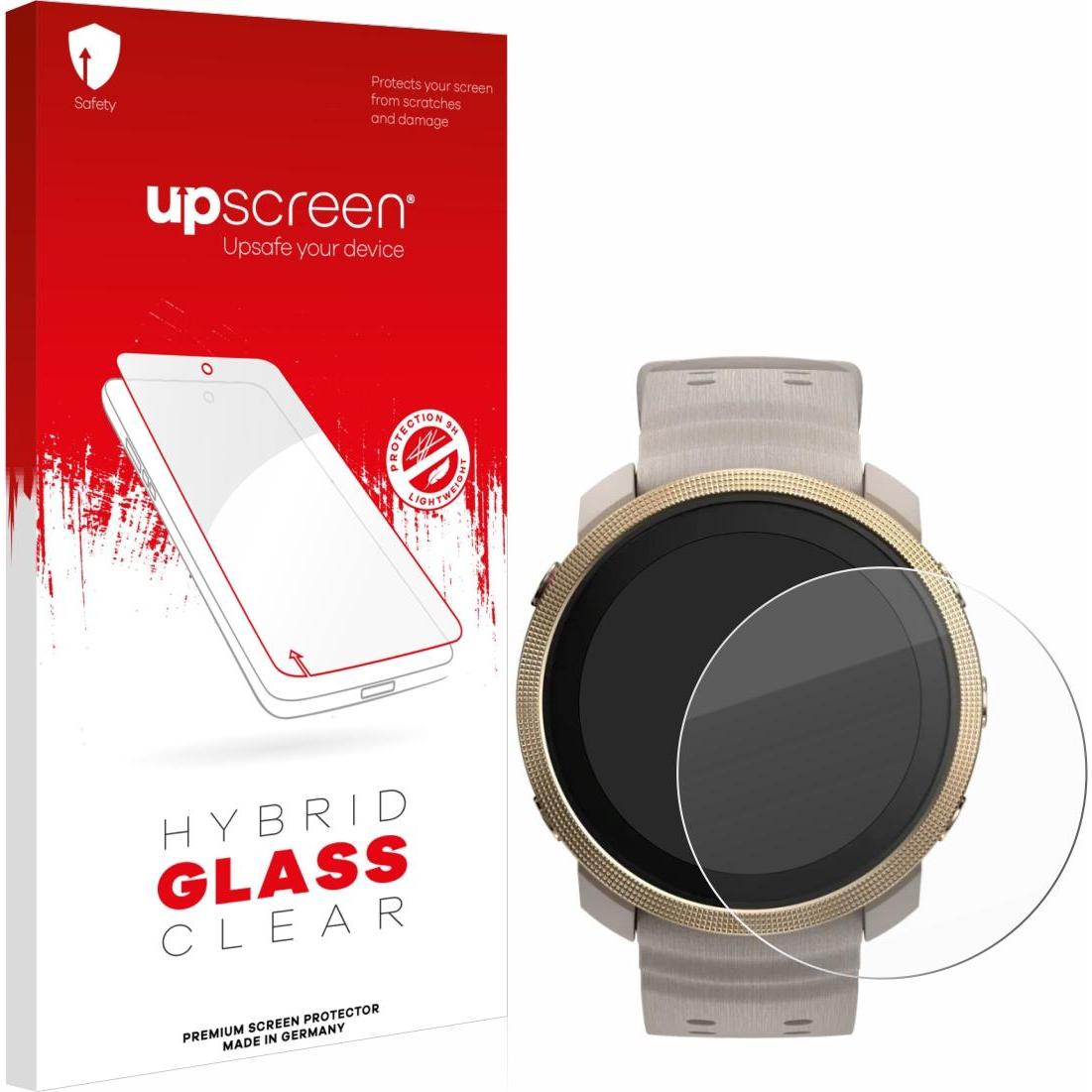 upscreen Schutzglas Schutzfolie Glas Folie Displayschutz klar, Smartwatch Schutzfolie, Transparent