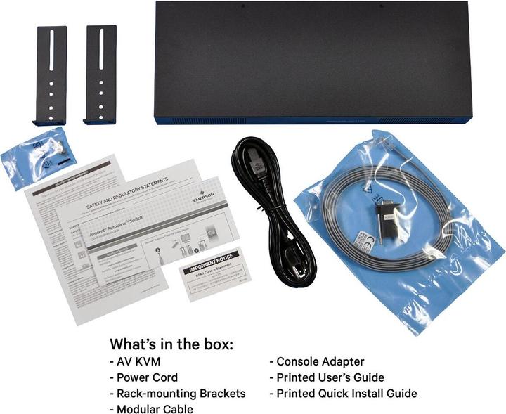 Actual product image Vertiv 16 Port Autoview Kvm
