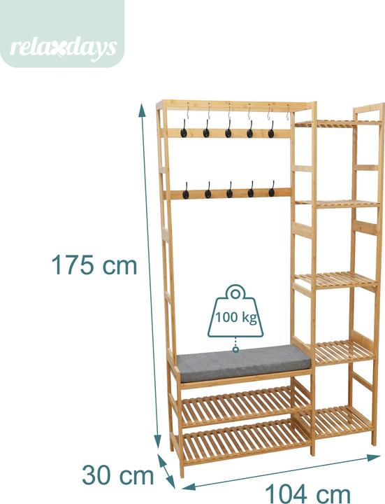 Produktbild Relaxdays Garderobenständer