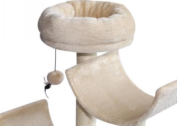 Actual product image PawHut Climbing tree (105 cm, Beige)