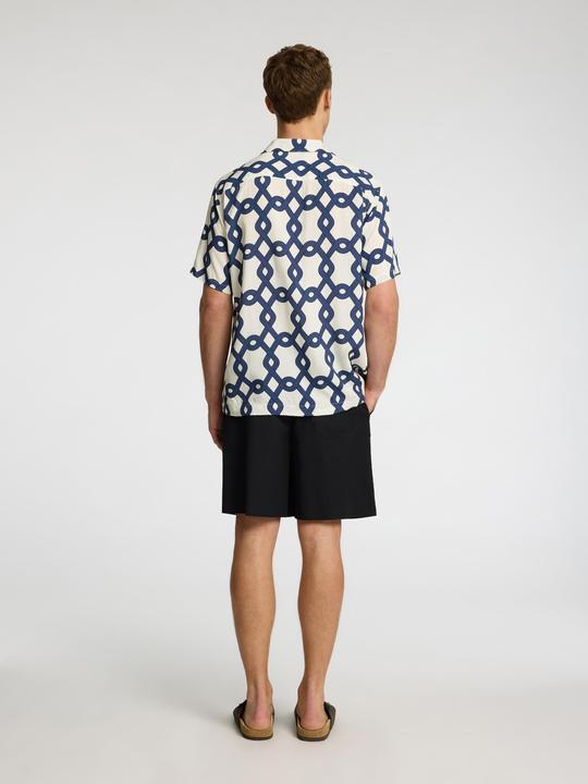 Actual product image Selected Gemustertes Kurzarmhemd (XL)